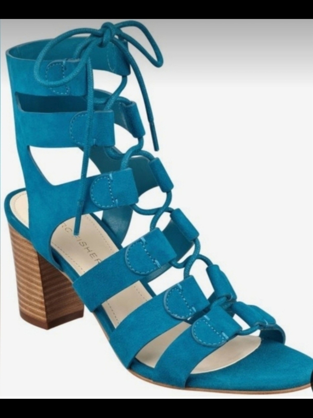 Marc Fisher Teal Gladiador Sandals - Size 7